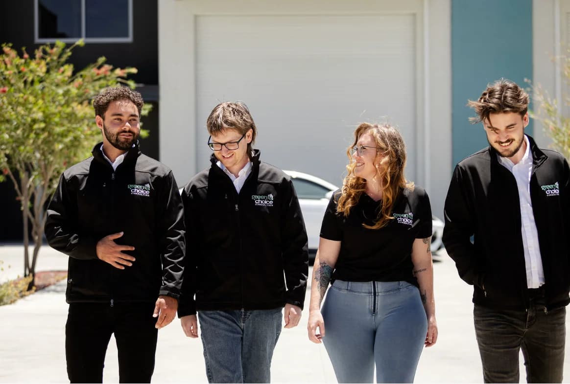 The Green Choice Consulting team walking together