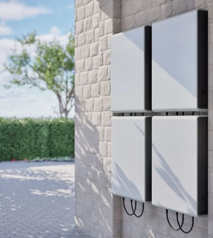Wall-mounted residential battery storage system
