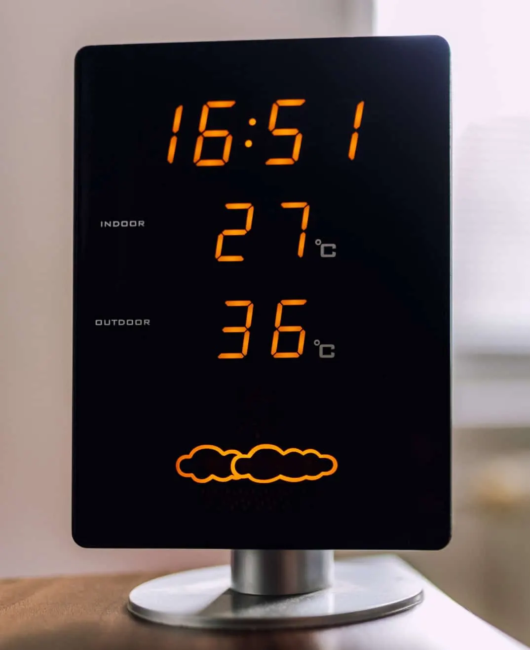 home with temperature