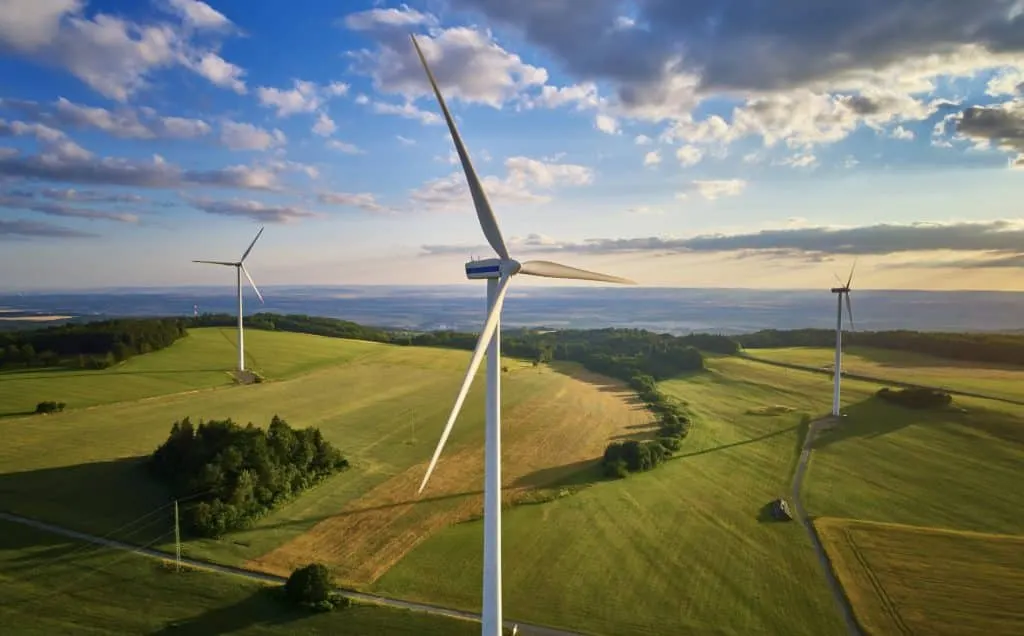 wind turbines